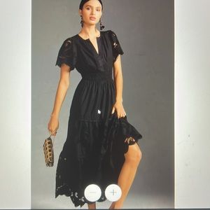 Somerset Maxi Dress: Cutwork edition by Anthropologie SZ M